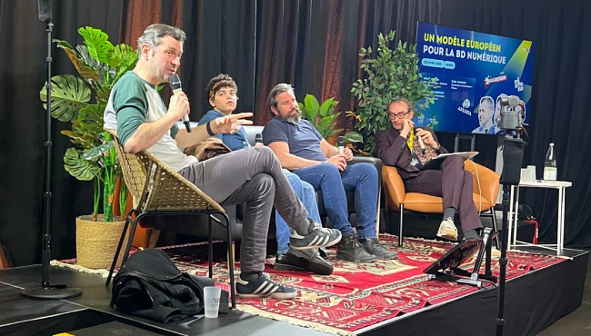 Piktura au micro de Superpouvoir : ''Bande dessinée 2. 0 : entre passion et profession'', Actus Piktura