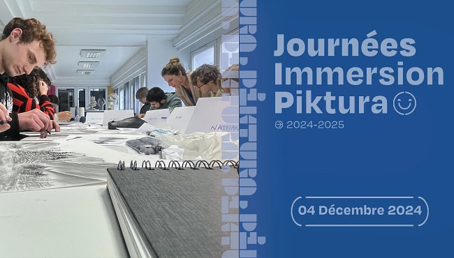 Immersion lycéens : cours + atelier ''portrait'' 04/12/24, Evenements Piktura